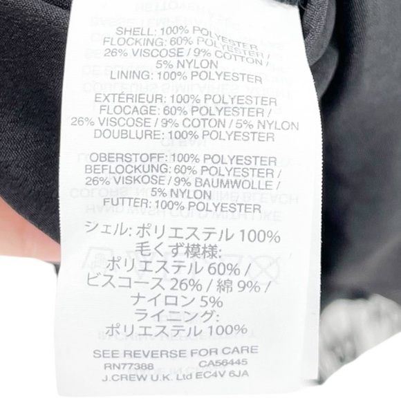 J. Crew Black Casual Floral Flutter Lace Camisole Style Top Size L - Picture 13 of 17